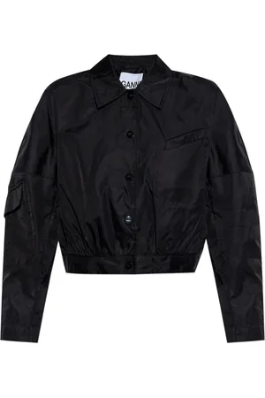 Ganni Bomber con applicazione
