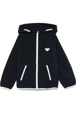 Emporio Armani Giacca con logo gommato