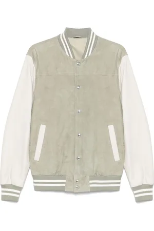 ELEVENTY Bomber in pelle scamosciata