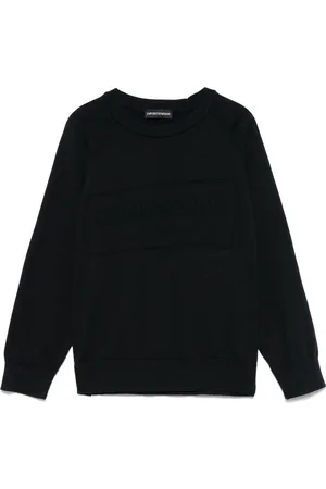 Emporio Armani Maglione con logo jacquard
