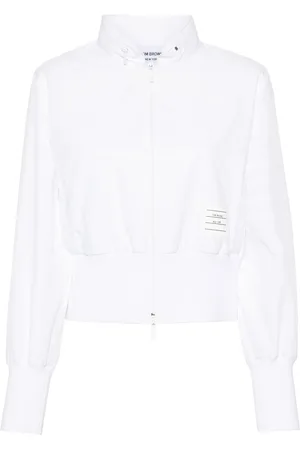 Thom Browne Giacca con dettaglio a righe