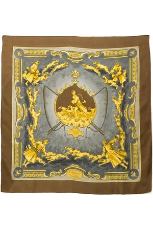Hermès Foulard in seta Chiens et Valet by Charles J. Hallo 1963