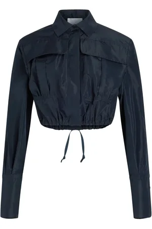 Patou Camicia crop in faille