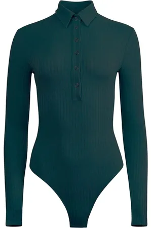 FLEUR DU MAL Body in maglia a coste
