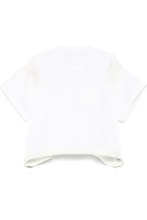 SACAI T-shirt con design a inserti
