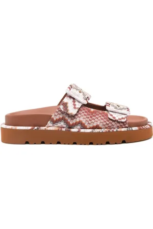 Missoni Sandali con motivo a zigzag
