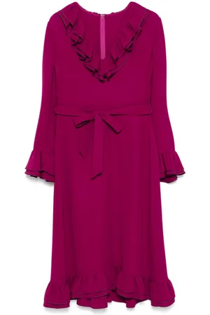 VALENTINO GARAVANI Abito midi in crêpe
