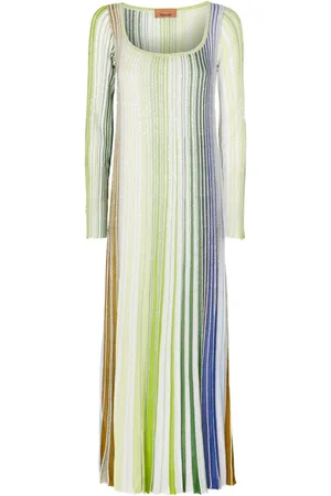 Missoni Abito a righe con maniche lunghe