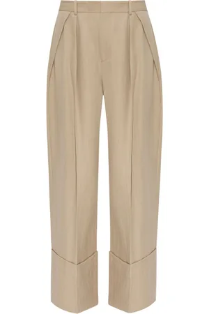 Victoria Beckham Pantaloni Maxi con risvolto
