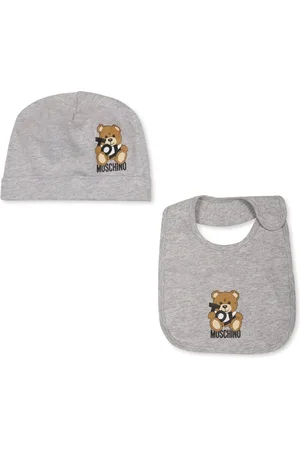 Moschino Set di 2 berretti con stampa Teddy Bear