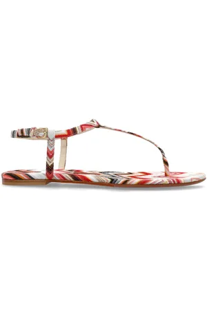 Missoni Sandali con motivo a zigzag