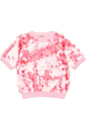 Nº21 T-shirt con paillettes