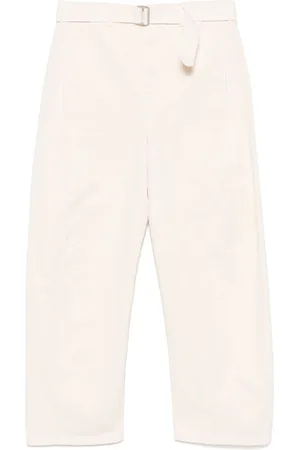 LEMAIRE Pantaloni con cintura e design attorcigliato