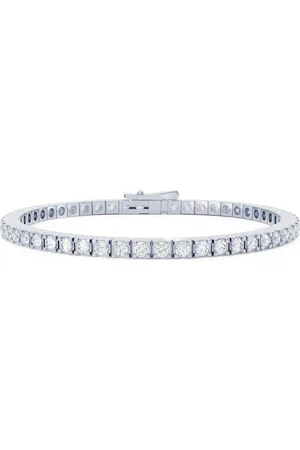 Bracciale in oro bianco riciclato 18kt con diamanti