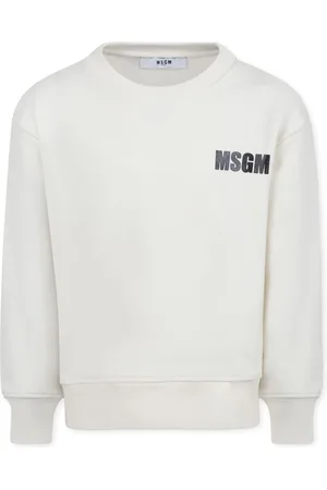 Msgm Felpa in cotone con stampa