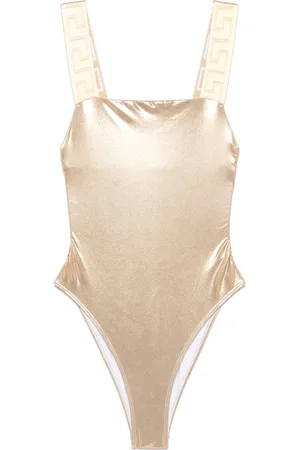 VERSACE Costume da bagno con dettaglio Greca