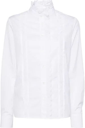 Maison Kitsuné Blusa con ricamo
