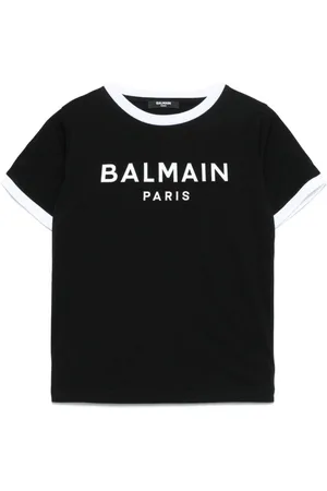 Balmain T-shirt con logo goffrato