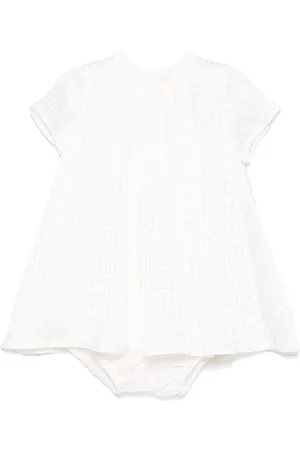 Balmain Abito con motivo monogramma