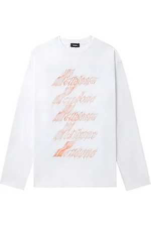 We11 Done T-shirt Flame Logo