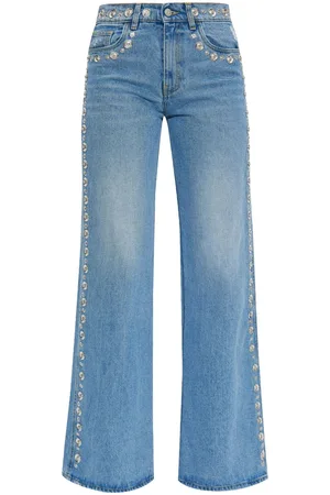 COPERNI Jeans a vita alta con borchie