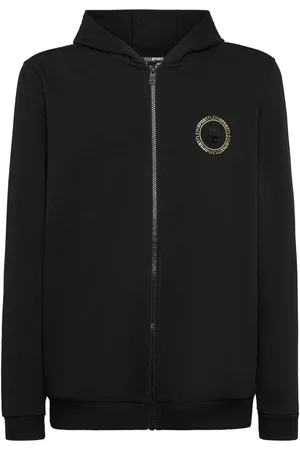 Philipp Plein Felpa Tiger con cappuccio