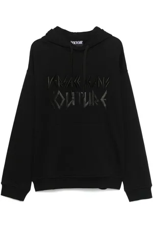 VERSACE Felpa con cappuccio e logo