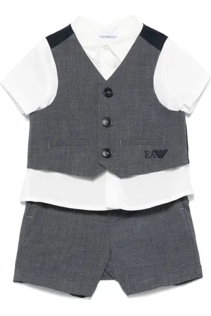 Emporio Armani Set con shorts a quadri