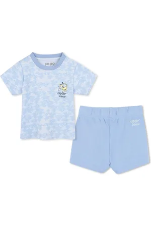 Kenzo Set T-shirt e shorts in cotone biologico