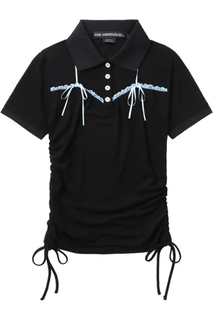 Andersson Bell Polo con dettagli in pizzo