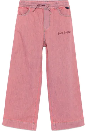 Palm Angels Pantaloni sportivi in chambray