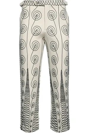 BODE Pantaloni Quillwork