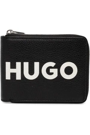 HUGO BOSS Portafoglio in pelle con logo