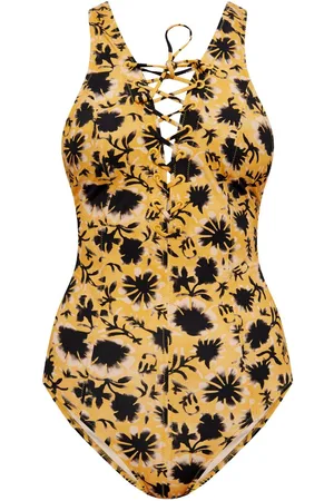 ULLA JOHNSON Costume da bagno a fiori