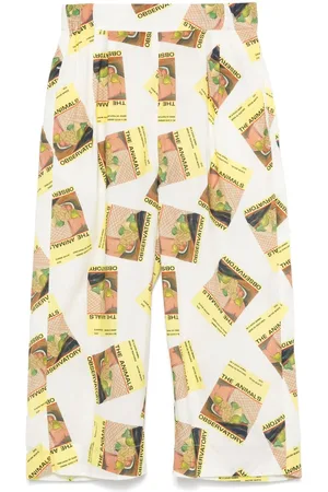 The Animals Observatory Pantaloni con stampa grafica