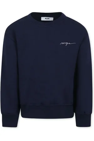 Msgm Felpa con logo ricamato