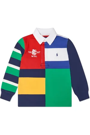 Ralph Lauren Polo con logo e design color-block
