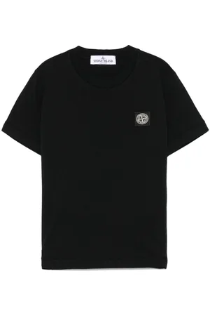 Stone Island T-shirt con applicazione Compass