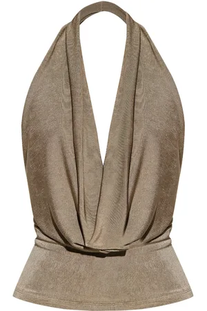 MISBHV Blusa con dettaglio drappeggiato