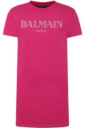 Balmain Abito modello T-shirt con stampa