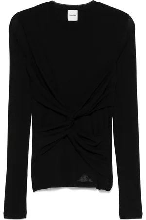 Nanushka Top con design attorcigliato