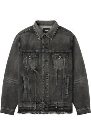 We11 Done Giacca denim con cintura