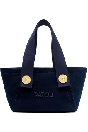 Patou Borsa tote piccola con logo e design a trapezio