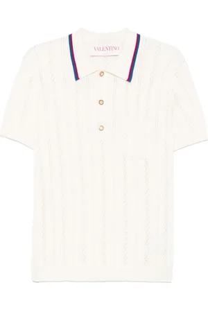 VALENTINO GARAVANI Polo in cotone con ricamo logo