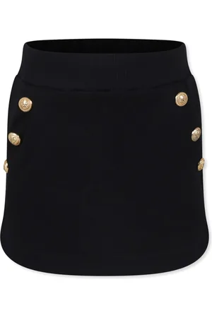 Balmain Gonna con logo goffrato
