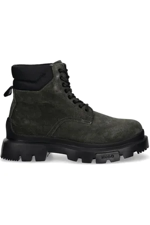 HUGO BOSS Stivaletti in pelle scamosciata