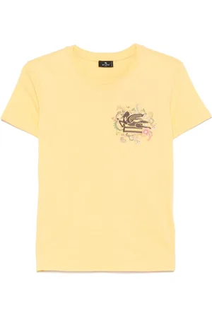 Etro T-shirt con ricamo Pegaso