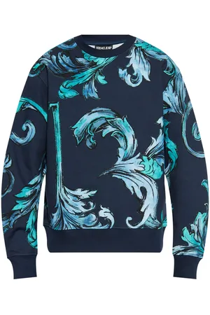 VERSACE Felpa con stampa Barocco
