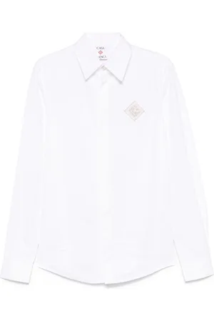 Casablanca Camicia con ricamo monogramma