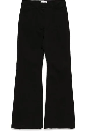Low Classic Pantaloni bootcut con punto smock